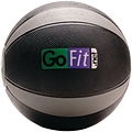 Gofit Black/Gray Medicine Ball, 12 lbs. (GF-MB12)