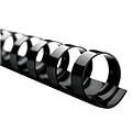 GBC CombBind 1 1/2 Plastic Binding Spine Comb, 330 Sheet Capacity, Black, 100/Box (4200010)