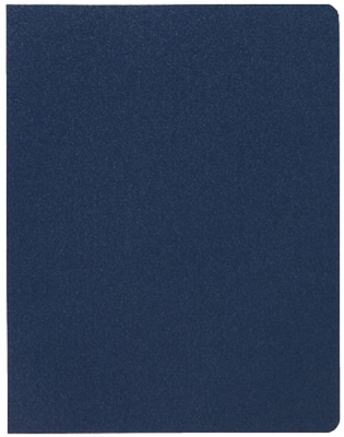 Swingline GBC Solids Standard Presentation Covers, Letter Size, Navy, 25/Pack (25730)