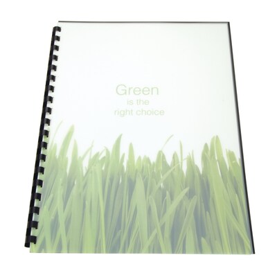 Swingline GBC Presentation Cover, 8.5" x 11", Translucent Frost, 25/Pack (25817)