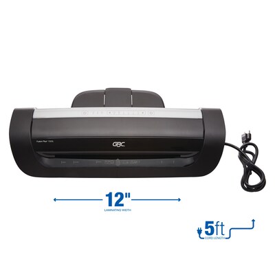 Swingline Fusion 7000L Thermal & Cold Laminator, 12" Width, Black (1703098)