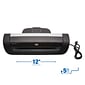 Swingline Fusion 7000L Thermal & Cold Laminator, 12" Width, Black (1703098)