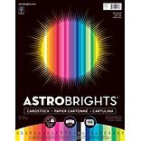 Astrobrights Spectrum 65 lb. Cardstock Paper, 8.5 x 11, Assorted Colors, 100 Sheets/Ream (91398)