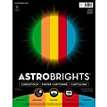 Astrobrights Primary Cardstock Paper, 8.5 x 11, 65 lbs, Assorted Colors, 100/Pack (91646)