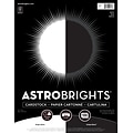 Astrobrights 65 lb. Cardstock Paper, 8.5 x 11, Black/White, 100 Sheets/Ream (91647)