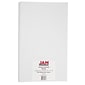 JAM Paper Vellum Bristol 67 lb. Cardstock Paper, 8.5" x 14", White Vellum Bristol, 50 Sheets/Pack (16928437)