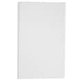 JAM Paper Vellum Bristol 67 lb. Cardstock Paper, 8.5 x 14, White Vellum Bristol, 50 Sheets/Pack (1