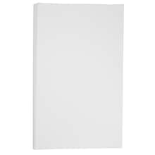 JAM Paper Vellum Bristol 67 lb. Cardstock Paper, 8.5 x 14, White Vellum Bristol, 50 Sheets/Pack (1