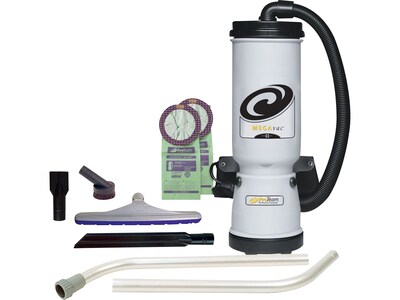 ProTeam MegaVac Backpack Vacuum, Gray/Black (107138)