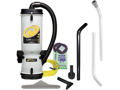 ProTeam LineVacer ULPA Backpack Vacuum, Gray/Black (100280)