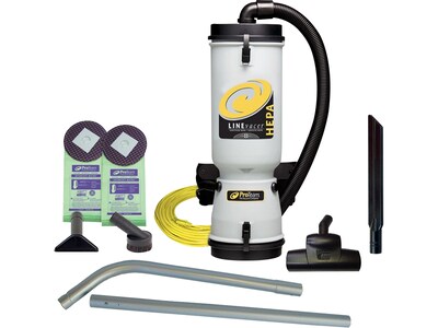 ProTeam LineVacer HEPA Backpack Vacuum, Gray/Black (107161)