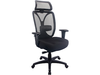 Tempur Pedic Mesh Back Fabric Computer And Desk Chair Black