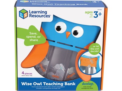 Learning Resources Wise Owl Teaching Bank, Multi Colors (LER 9582)