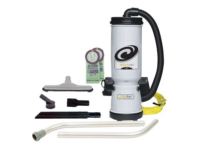 ProTeam MegaVac Backpack Vacuum, Black/Gray (107345)