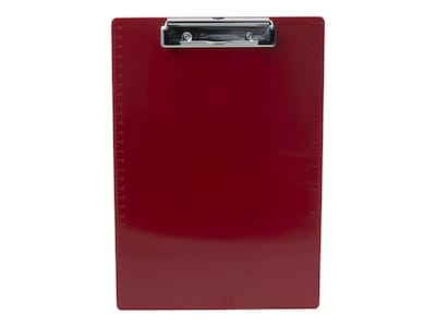 Saunders Plastic Clipboards, Letter Size, Red/Black/Blue, 3/Pack (22601)