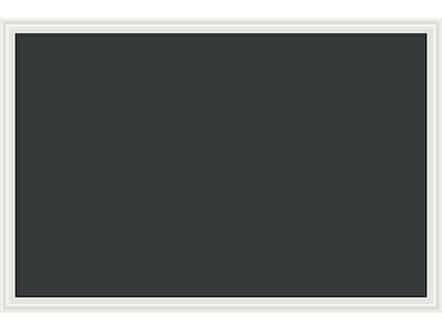 U Brands Magnetic Chalkboard, White, 40 x 30 (2916U00-01)