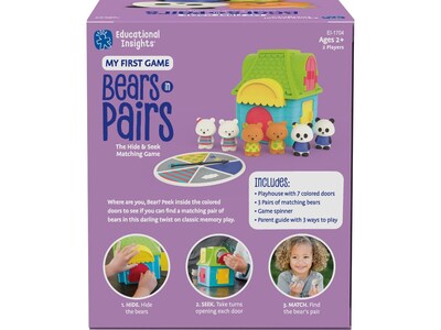 Educational Insights My First Game: Bears in Pairs, Assorted Colors (1704)