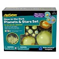 Educational Insights GeoSafari Glow-in-the-Dark Planets & Stars Set, Assorted Colors (5234)