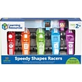 Learning Resources Speedy Shapes Racers, Assorted Colors, 10 Pieces/Set (LER3786)
