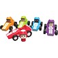 Learning Resources Speedy Shapes Racers, Assorted Colors, 10 Pieces/Set (LER3786)