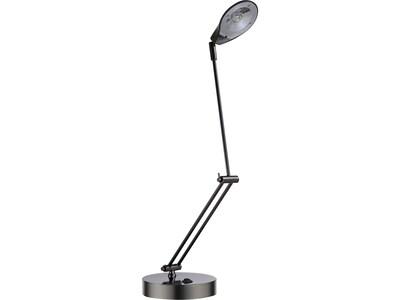 V-Light LED Desk Lamp, 21", Black Chrome (VSL1269257BC)