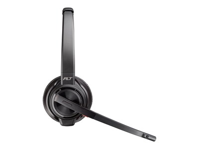 Poly Savi S8220 Spare Wireless Noise Canceling Stereo Headset, Over-the-Head, Black (85T31AA#ABA)