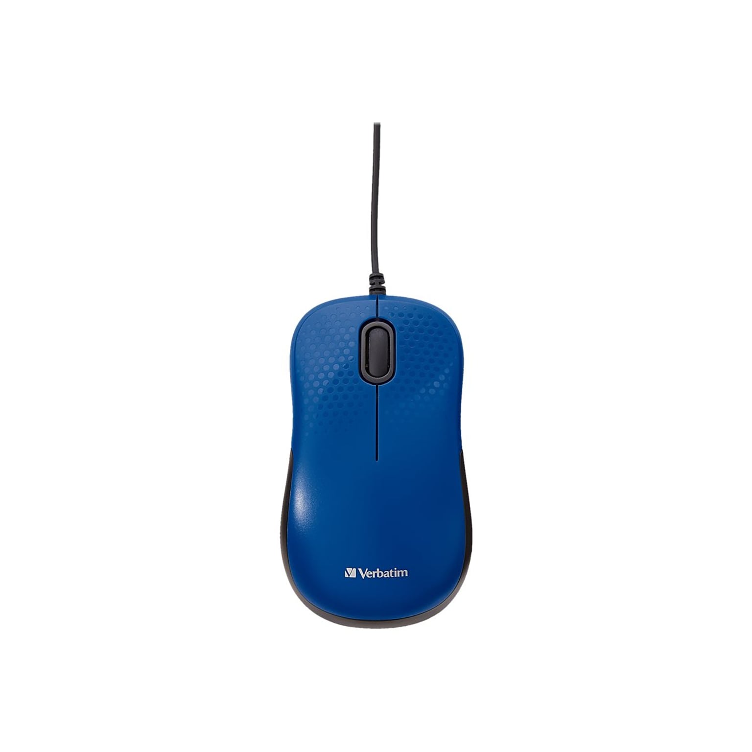 Verbatim Silent Ergonomic Ambidextrous Optical USB Mouse, Blue (70233)