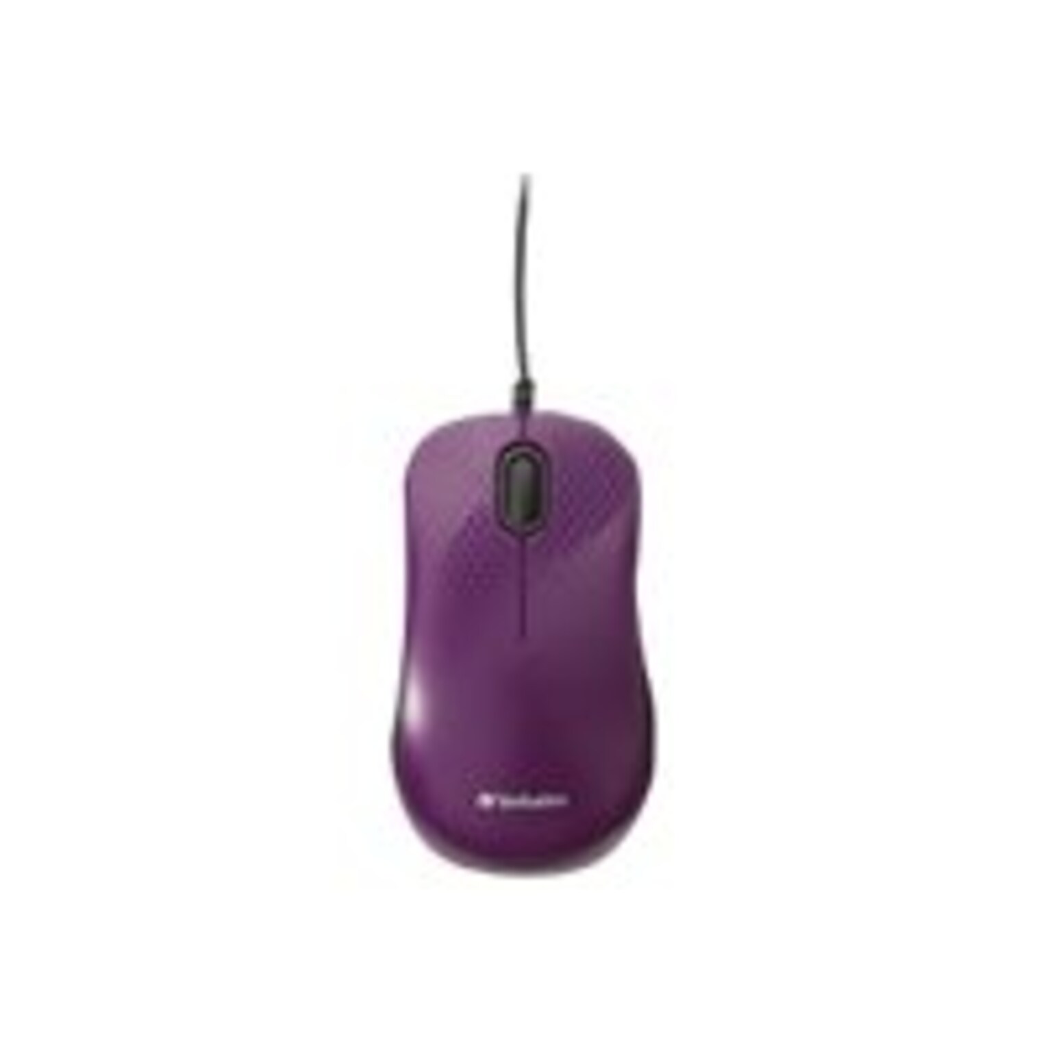 Verbatim Silent Ergonomic Ambidextrous Optical USB Mouse, Purple (70235)