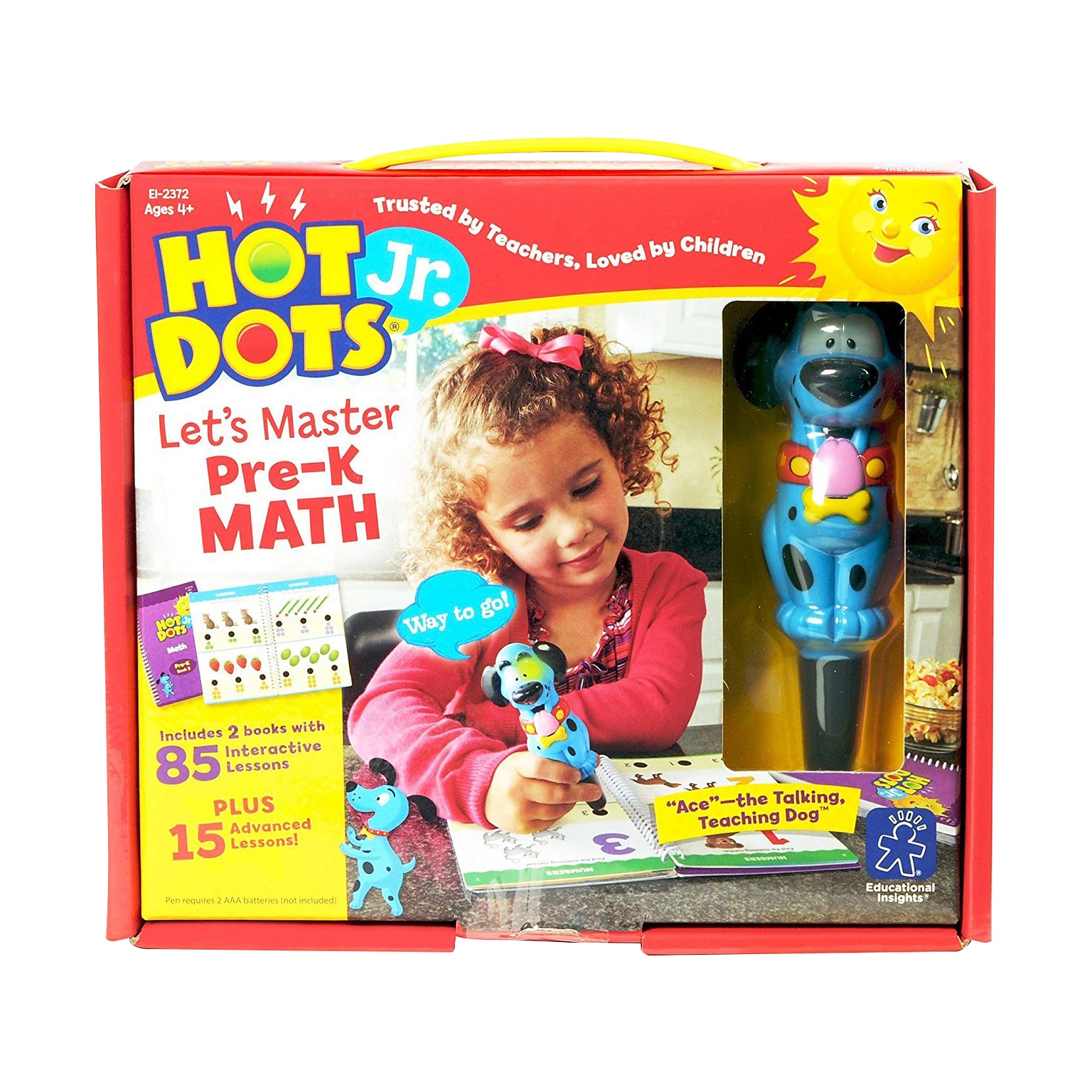 Educational Insights Hot Dots Jr. Lets Master Pre-K Math Set, 4-5 Ages (EI-2372)