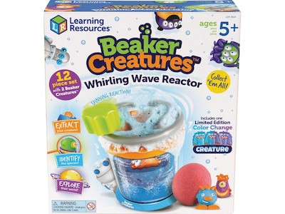 Learning Resources Beaker Creatures, Assorted Colors, 12 Pieces/Set (LER 3819)