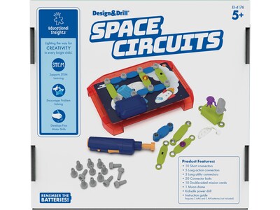 Educational Insights Design & Drill Space Circuits, Assorted Colors (4176)