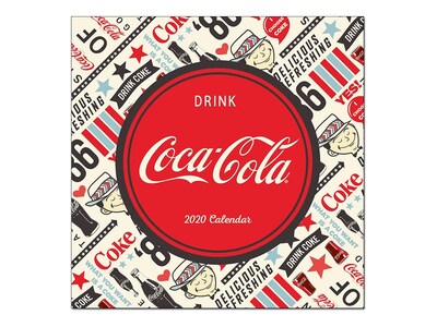 2020 TF Publishing 12 x 12 Wall Calendar, Coca-Cola Americana, Multicolor (20-1069)