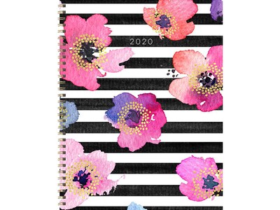 2020 TF Publishing 9W x 11L Planner, Petal Stripes, Multicolor (20-9599)