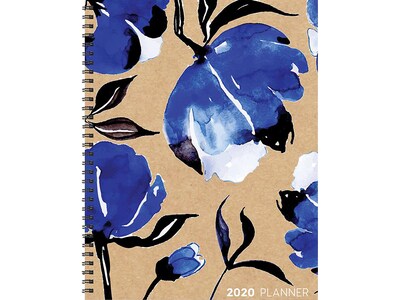 2020 TF Publishing 9W x 11L Planner, Krafty Floral, Multicolor (20-9715)