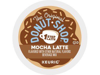 The Original Donut Shop One Step Mocha Latte, Keurig® K-Cup® Pods, 20/Box (381793)