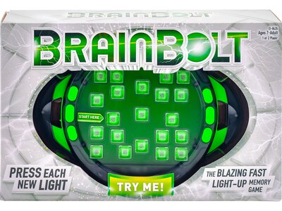 Educational Insights BrainBolt Handheld Electronic Memory Game, Ages 7+ (8435)