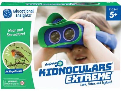 Educational Insights GeoSafari Jr. Kidnoculars Extreme, Multicolor (5261)