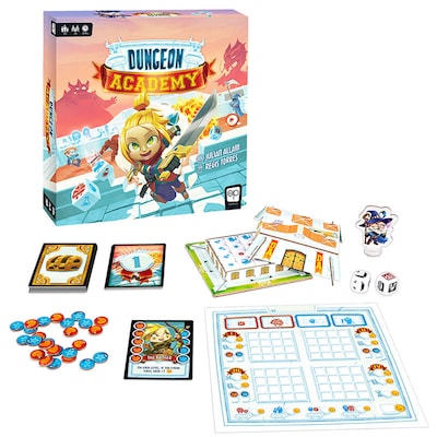 USAopoly Dungeon Academy Board Game, Ages 10+ (USADA130000)