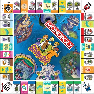 USAopoly MONOPOLY®: Scooby-Doo Board Game, Ages 8+ (USAMN010001)