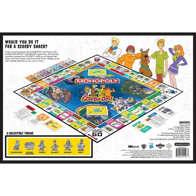 USAopoly MONOPOLY®: Scooby-Doo Board Game, Ages 8+ (USAMN010001)