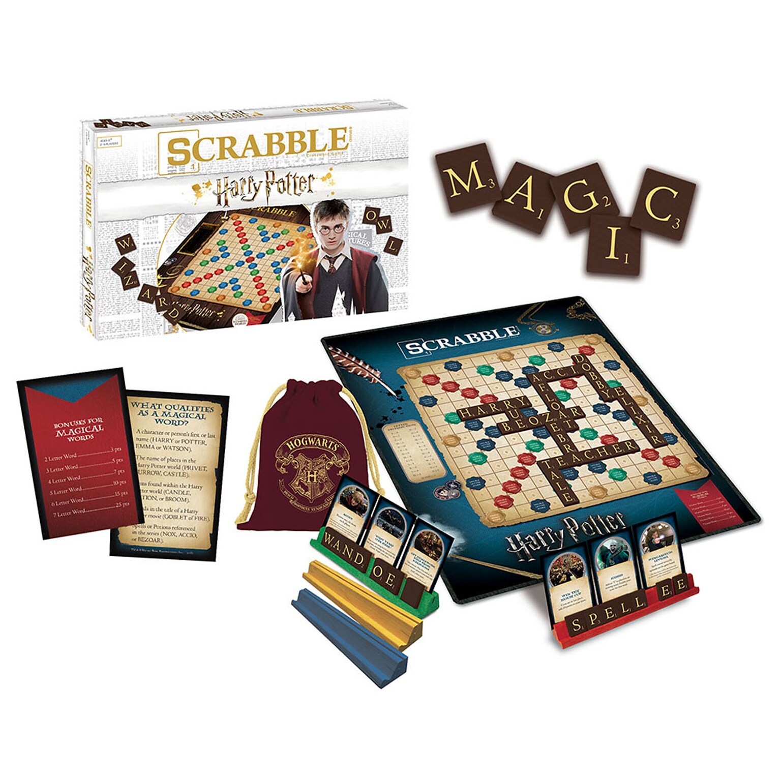 USAopoly SCRABBLE®: World of Harry Potter Board Game, Ages 11+ (USASC010400)