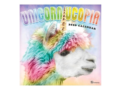 2020 TF Publishing 12 x 12 Wall Calendar, Unicornucopia - EVERYTHING UNICORN!, Multicolor (20-1047)