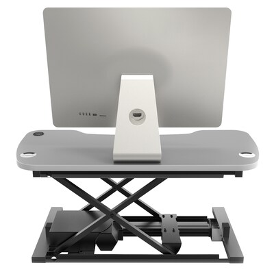 VersaDesk Power Pro Corner - 36" Electric Height Adjustable Standing Desk Riser, Black/Gray (SP7713633-01-03)