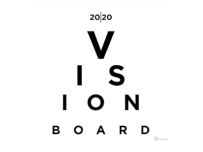 2020 TF Publishing 12 x 12 Wall Calendar, Vision Board, Multicolor (20-1077)