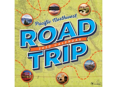 2020 TF Publishing 12 x 12 Wall Calendar, Road Trip Pacific Northwest, White (20-1080)