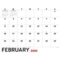 2020 TF Publishing 17 x 22 Desk or Wall Calendar, Basic Utility Large, Multicolor (20-8200)