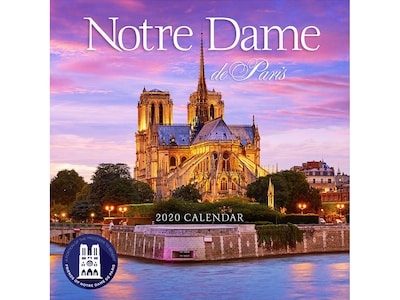 2019-2020 TF Publishing 12 x 12 Wall Calendar, Notre Dame de Paris, Multicolor (20-1231)