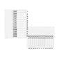 Avery Ready Index Table of Contents Paper Dividers, Jan-Dec Tabs, White, 6 Sets/Pack (11826)