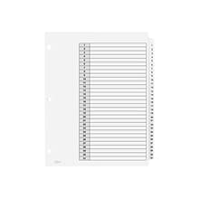 Avery Ready Index Table of Contents Paper Dividers, 1-31 Tabs, White, 6 Sets/Pack (11827)