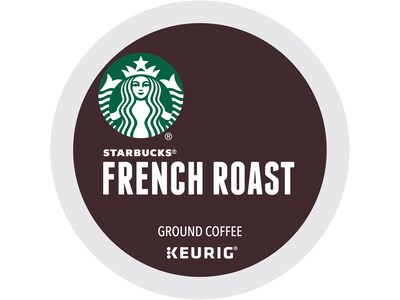 Starbucks French Roast Coffee Keurig® K-Cup® Pods, Dark Roast, 96/Carton (SBK18996CT)